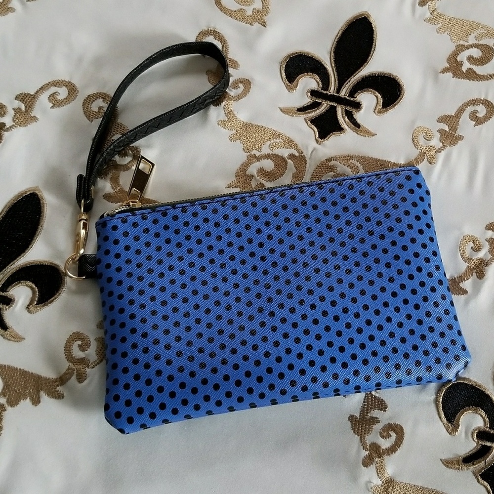 NWOT Cosmetic Pouch with Strap